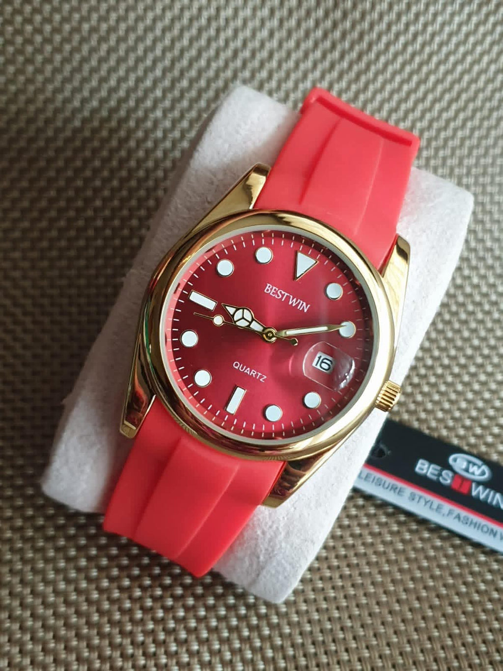 Rubber Strap Bestwin Watch