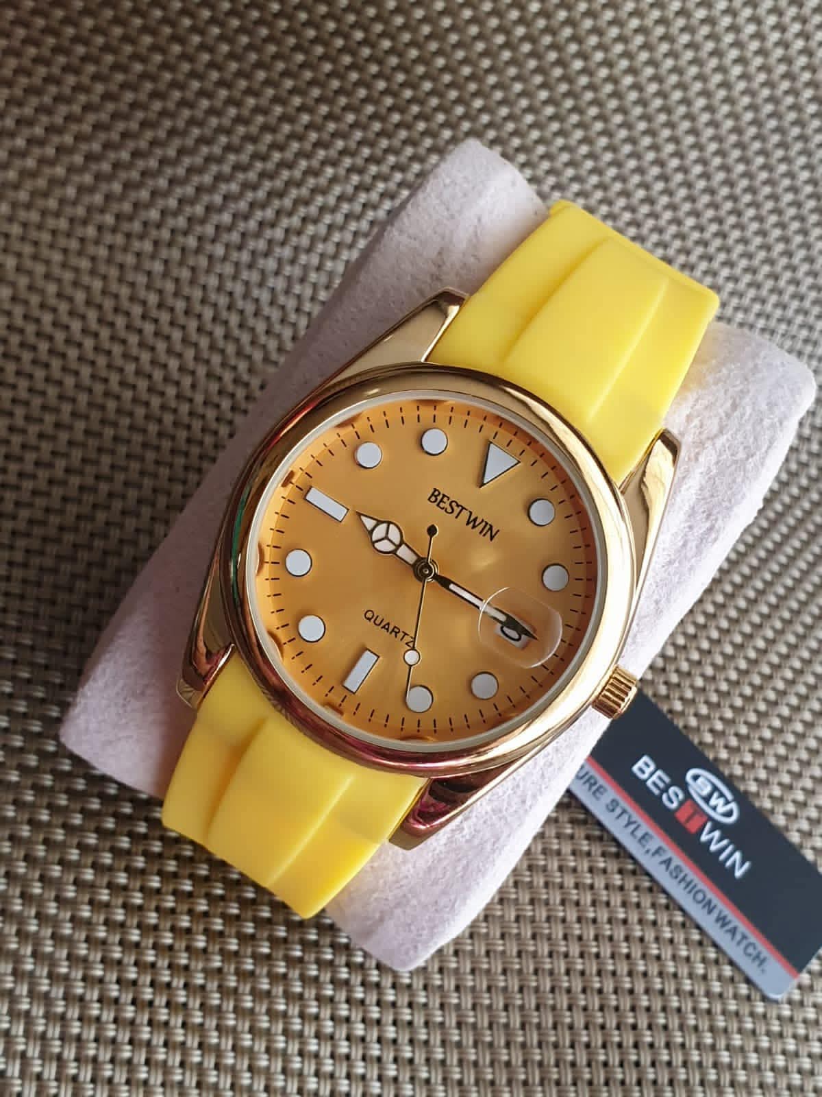 Rubber Strap Bestwin Watch