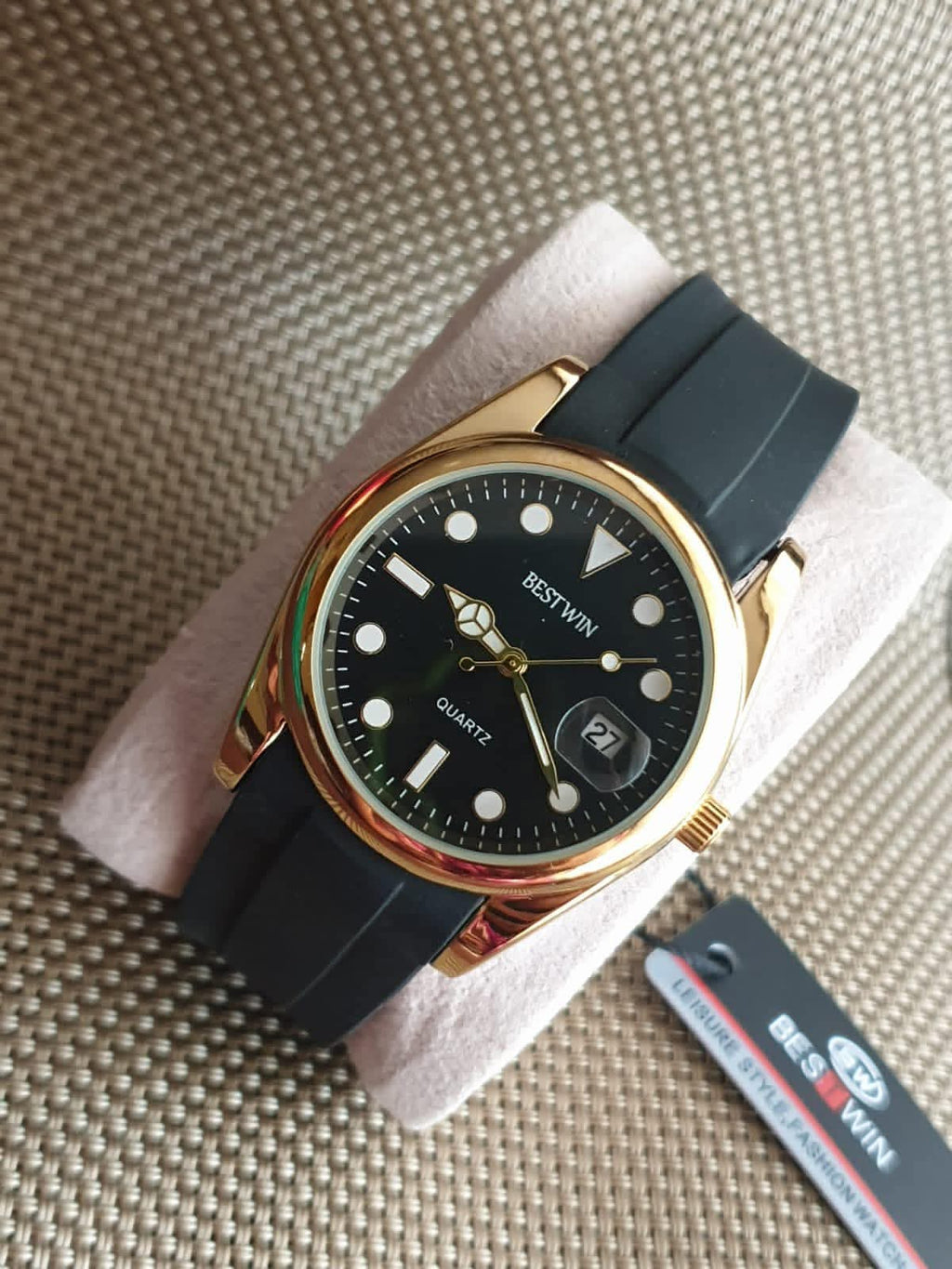 Rubber Strap Bestwin Watch
