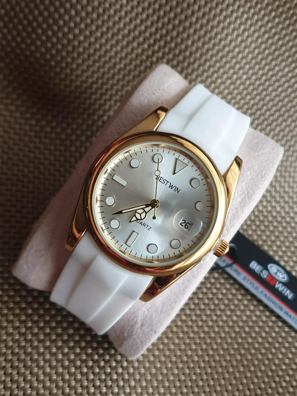 Rubber Strap Bestwin Watch