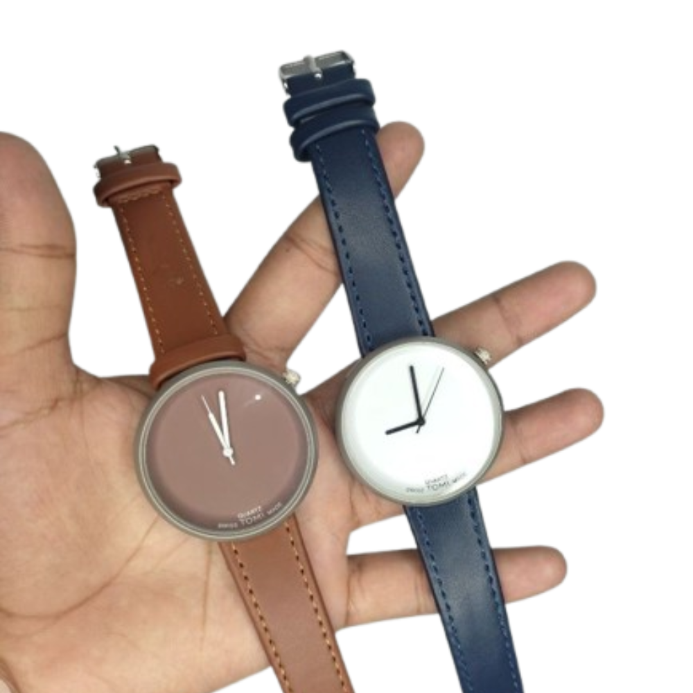 Aa Tomi Stylish Watch For bous and girls leather strap