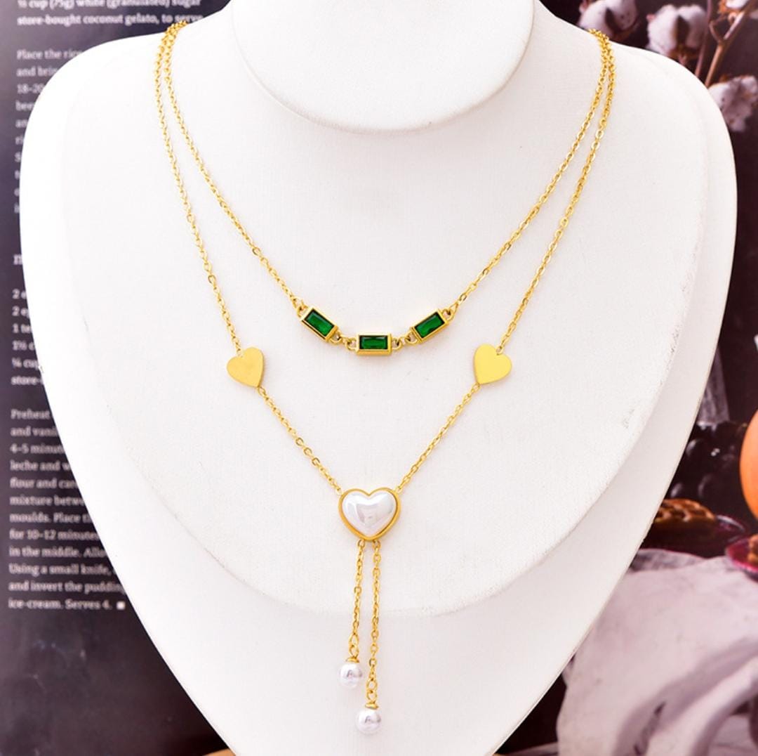 Fashion 3Pcs Fashion 18k Gold Plated Tarnish Free Stainless Steel