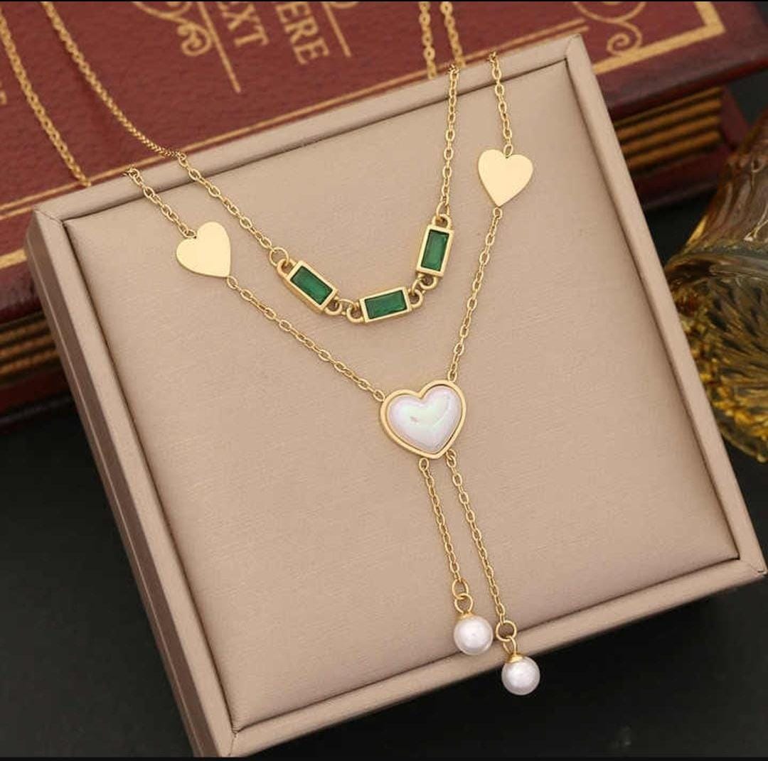 Fashion 3Pcs Fashion 18k Gold Plated Tarnish Free Stainless Steel